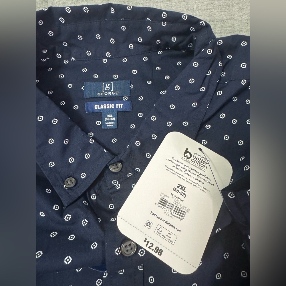 Lot of 5 Men’s 2XL Short Sleeve Shirts NWT - Picture 7 of 11